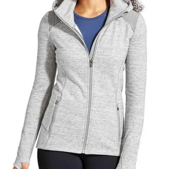 Athleta Stronger Hoodie full zip sweatshirt jacket size XXS - Picture 5 of 7